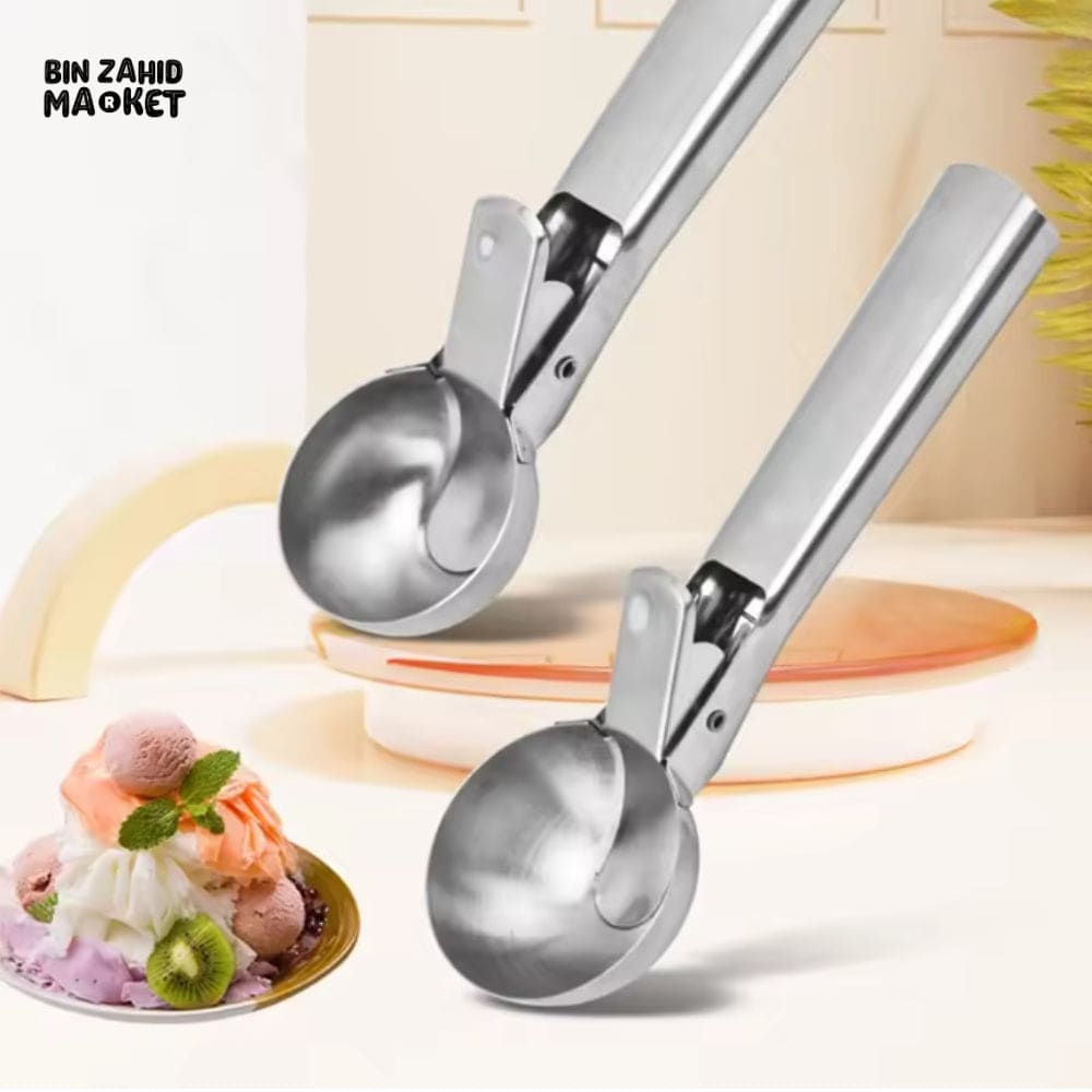 STAINLESS STEEL ICE CREAM SCOOPER
