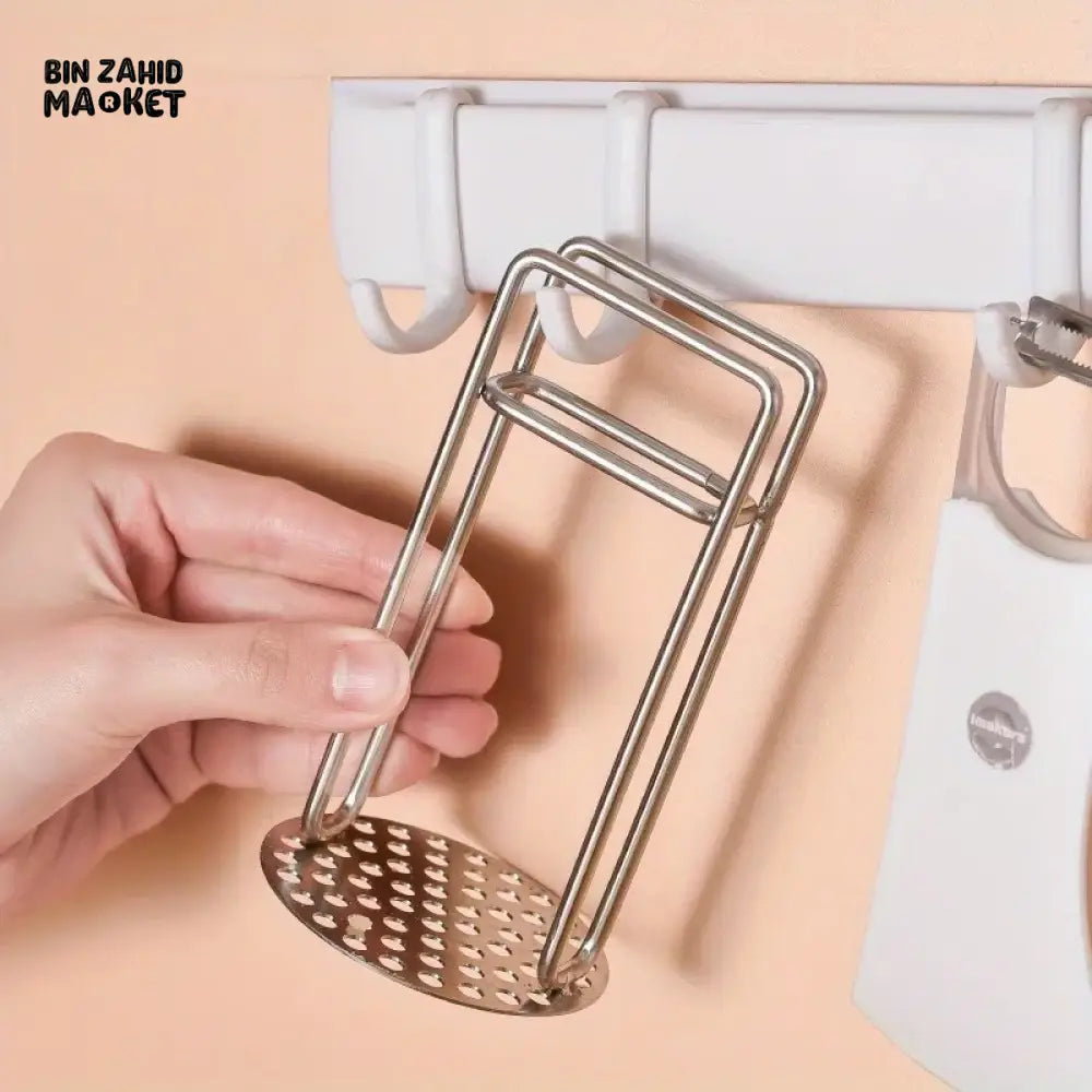 STAINLESS STEEL MANUAL POTATO MASHER – BABY FOOD SUPPLEMENT MAKER KITCHEN UTENSIL & COOKING ACCESSORY