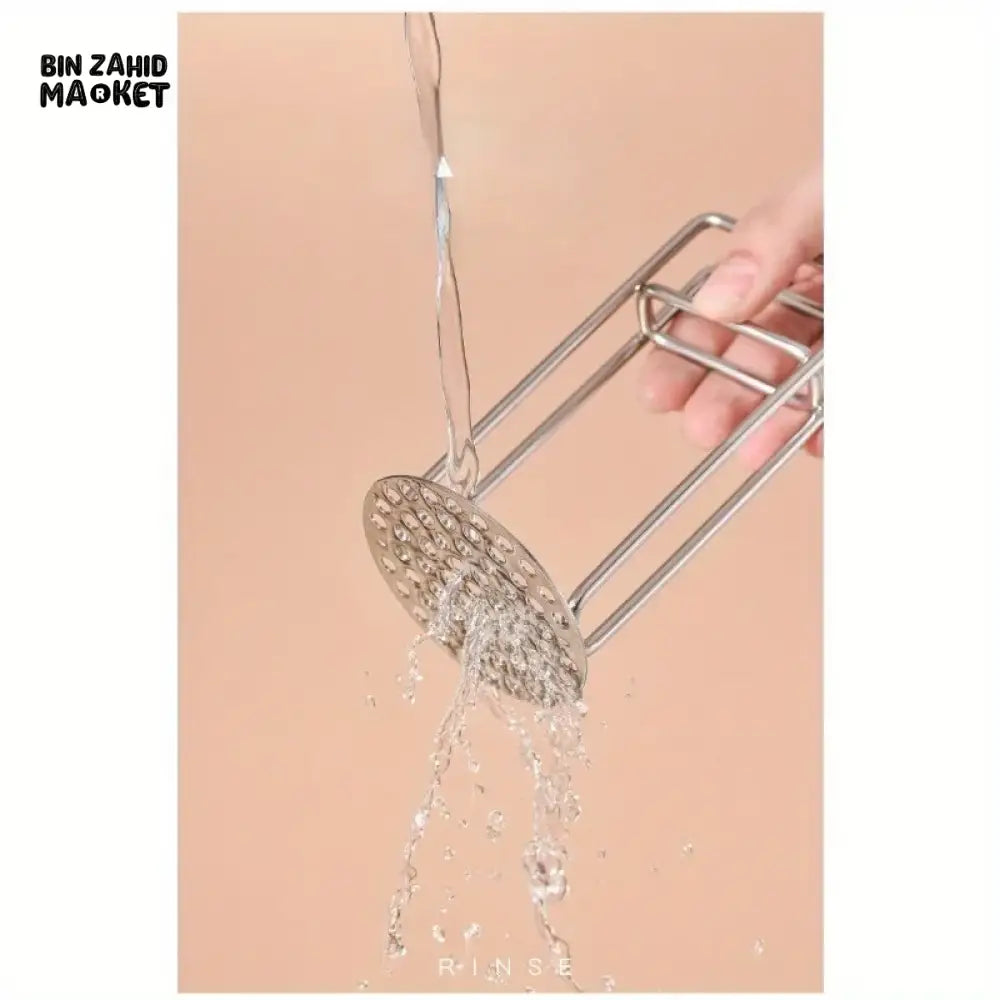 STAINLESS STEEL MANUAL POTATO MASHER – BABY FOOD SUPPLEMENT MAKER KITCHEN UTENSIL & COOKING ACCESSORY