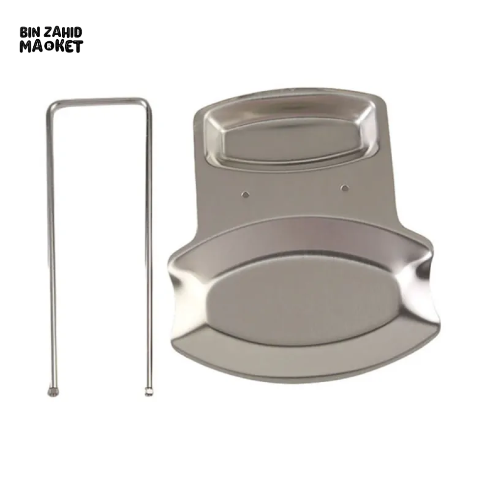 STAINLESS STEEL POT LID RACK SPOON HOLDER