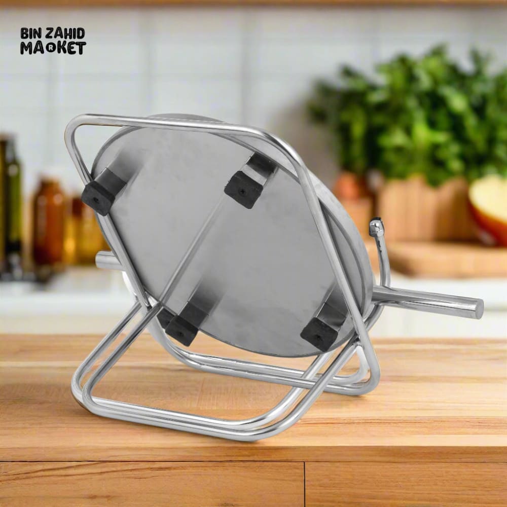 STAINLESS STEEL ROLLING PIN & BOARD SET - PIPE FRAME