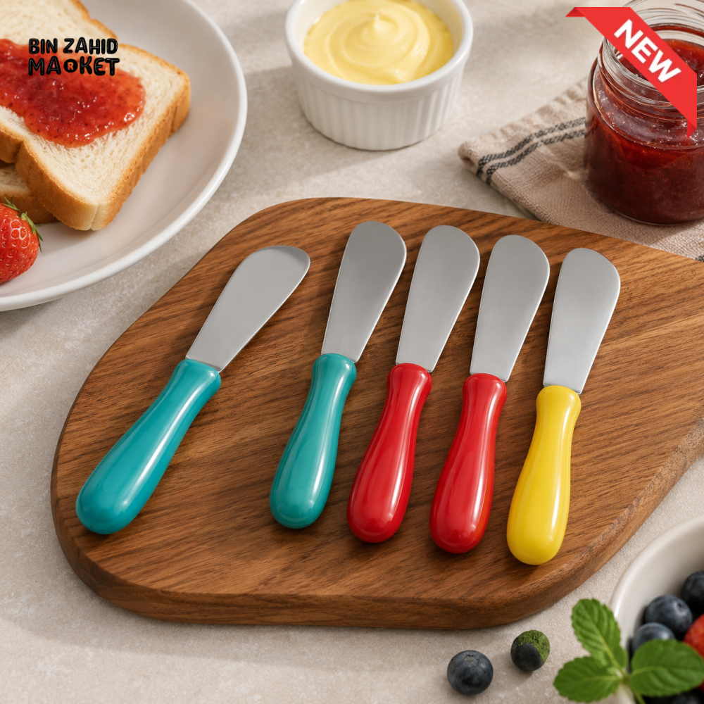 STAINLESS STEEL SPREADER KNIFE - 5 PIECE SET
