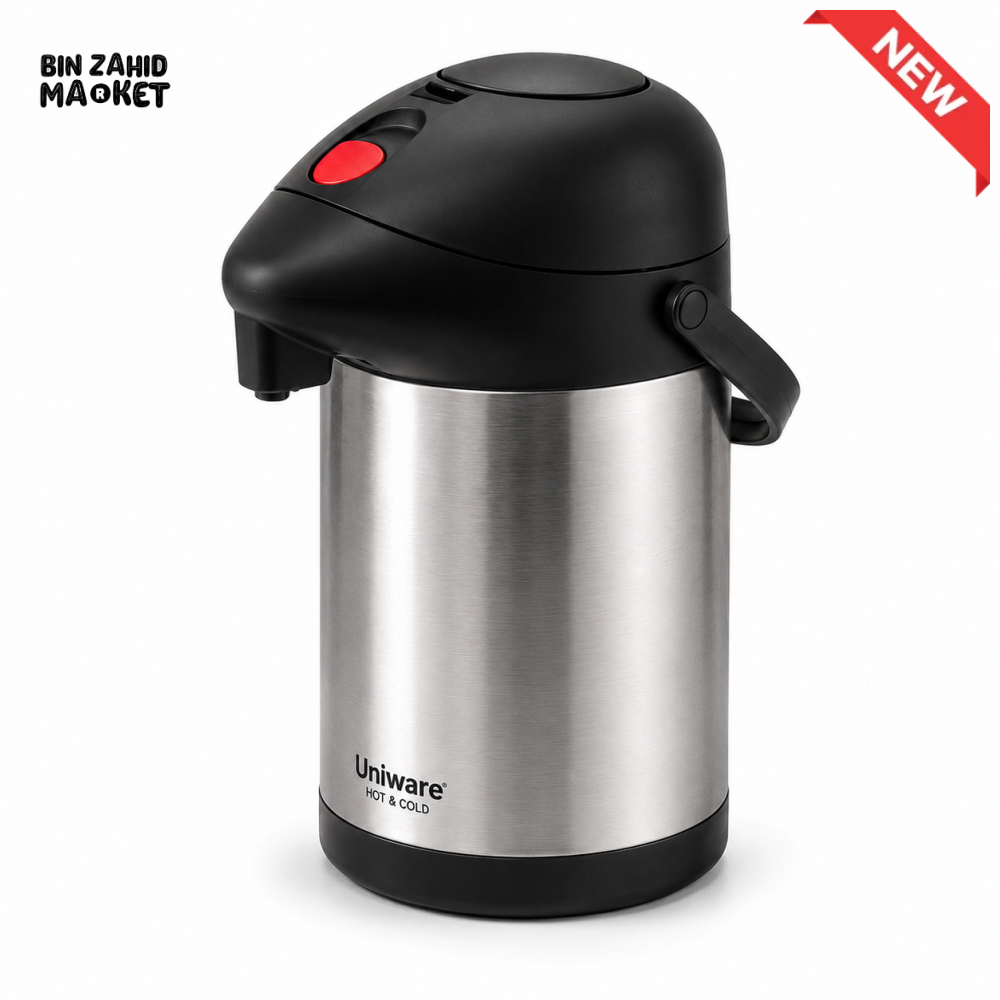 STAINLESS STEEL VACUUM INSULATED AIRPOT DISPENSER 2.5L