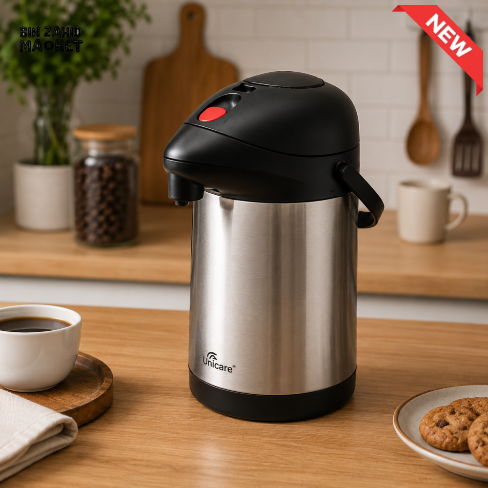 STAINLESS STEEL VACUUM INSULATED AIRPOT DISPENSER 2.5L