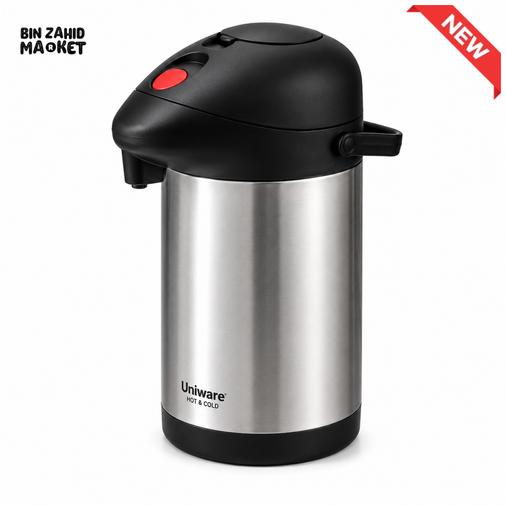 STAINLESS STEEL VACUUM INSULATED AIRPOT DISPENSER 3.0L