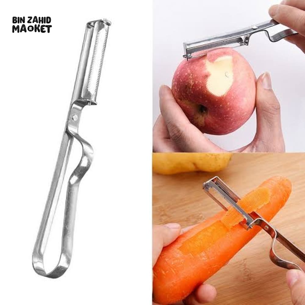 STAINLESS STEEL VEGETABLE PEELER | SHARP FRUIT & POTATO PEELER FOR KITCHEN