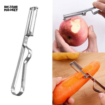 STAINLESS STEEL VEGETABLE PEELER | SHARP FRUIT & POTATO PEELER FOR KITCHEN
