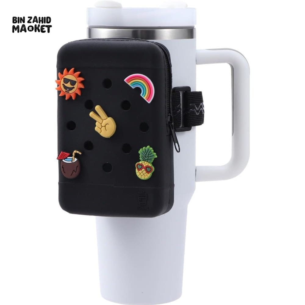 STANLEY CUP SILICONE HANGING BAG – PHONE STORAGE POUCH & WATER BOTTLE HOLDER