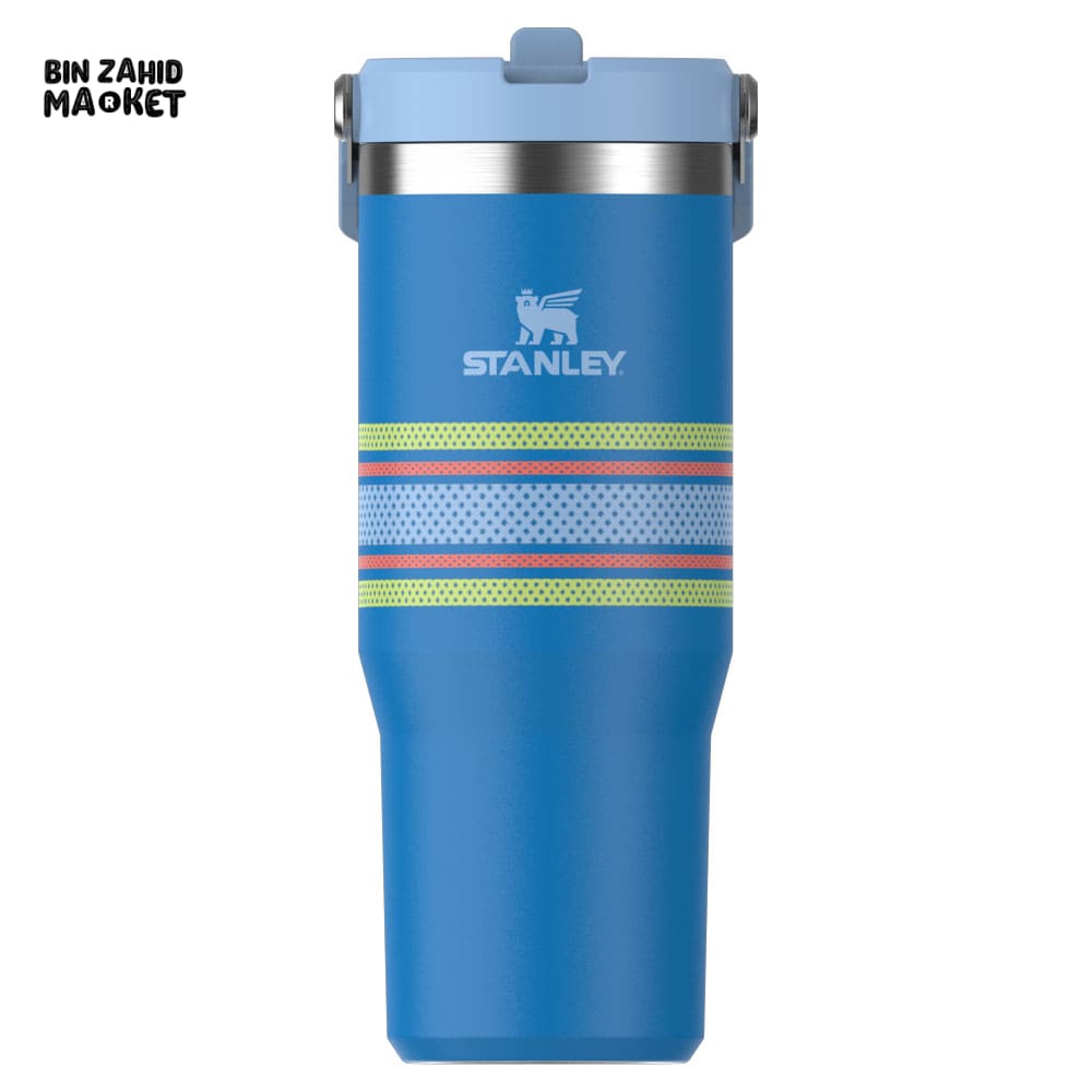 STANLEY ICEFLOW™ 30 OZ FLIP STRAW TUMBLER - AZURE MESH