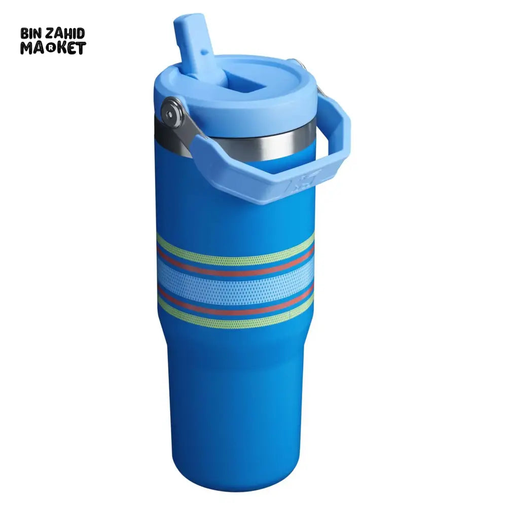 STANLEY ICEFLOW™ 30 OZ FLIP STRAW TUMBLER - AZURE MESH