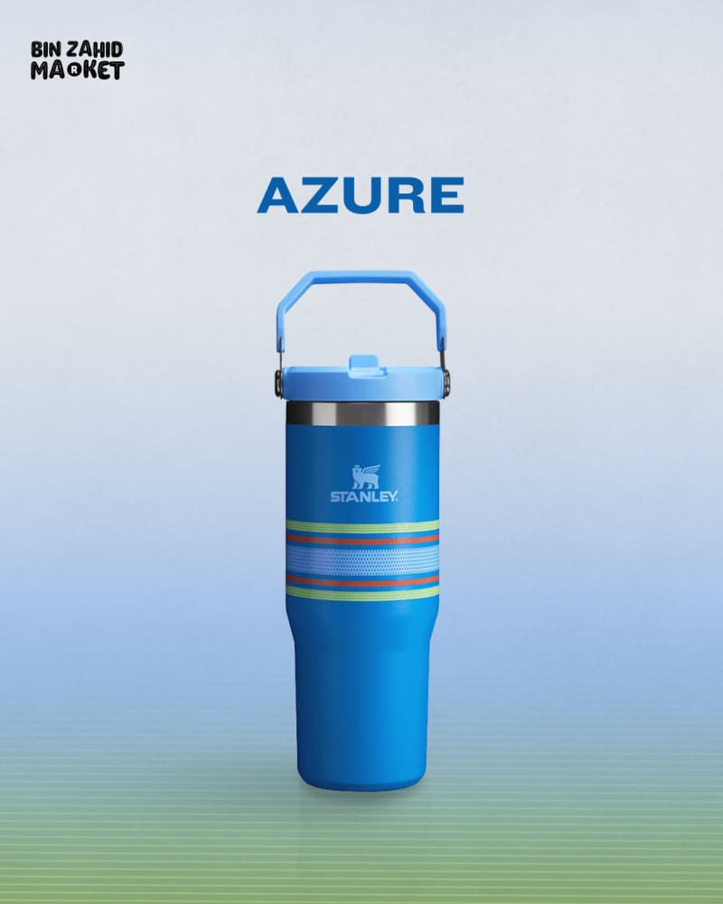 STANLEY ICEFLOW™ 30 OZ FLIP STRAW TUMBLER - AZURE MESH