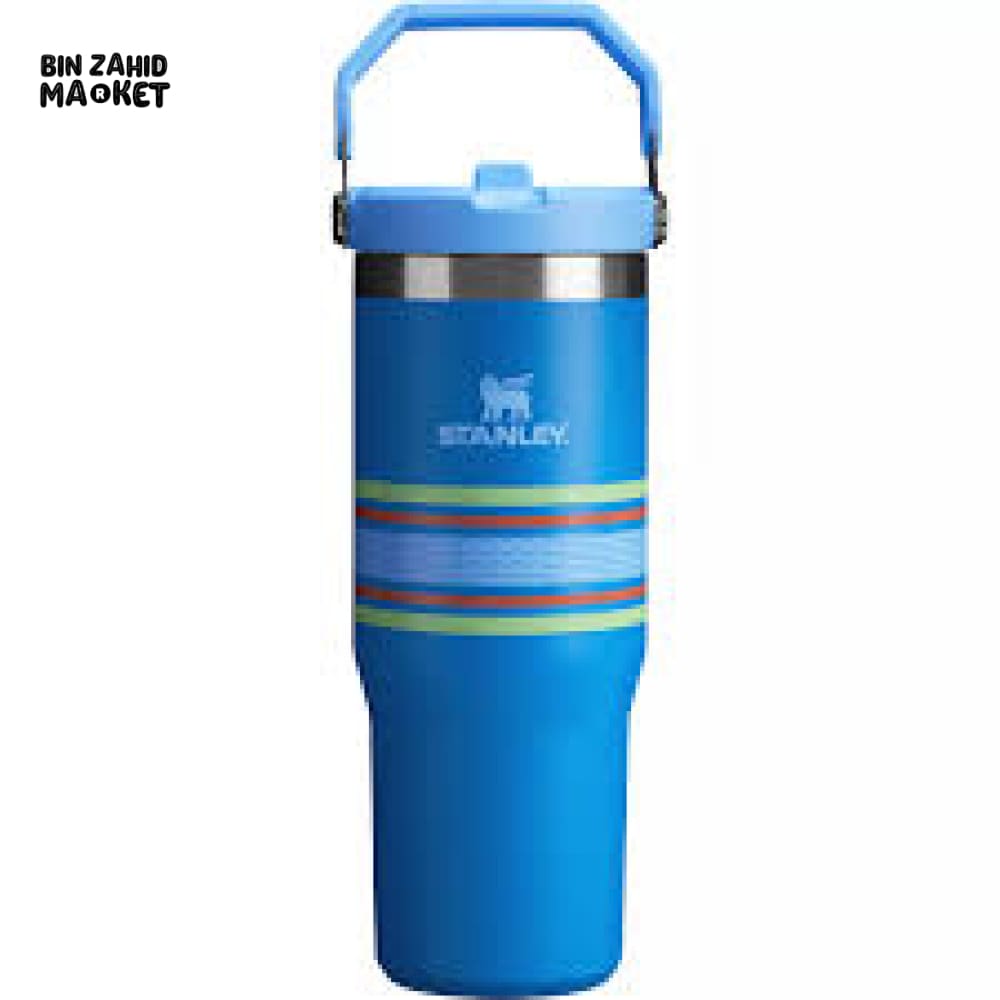 STANLEY ICEFLOW™ 30 OZ FLIP STRAW TUMBLER - AZURE MESH