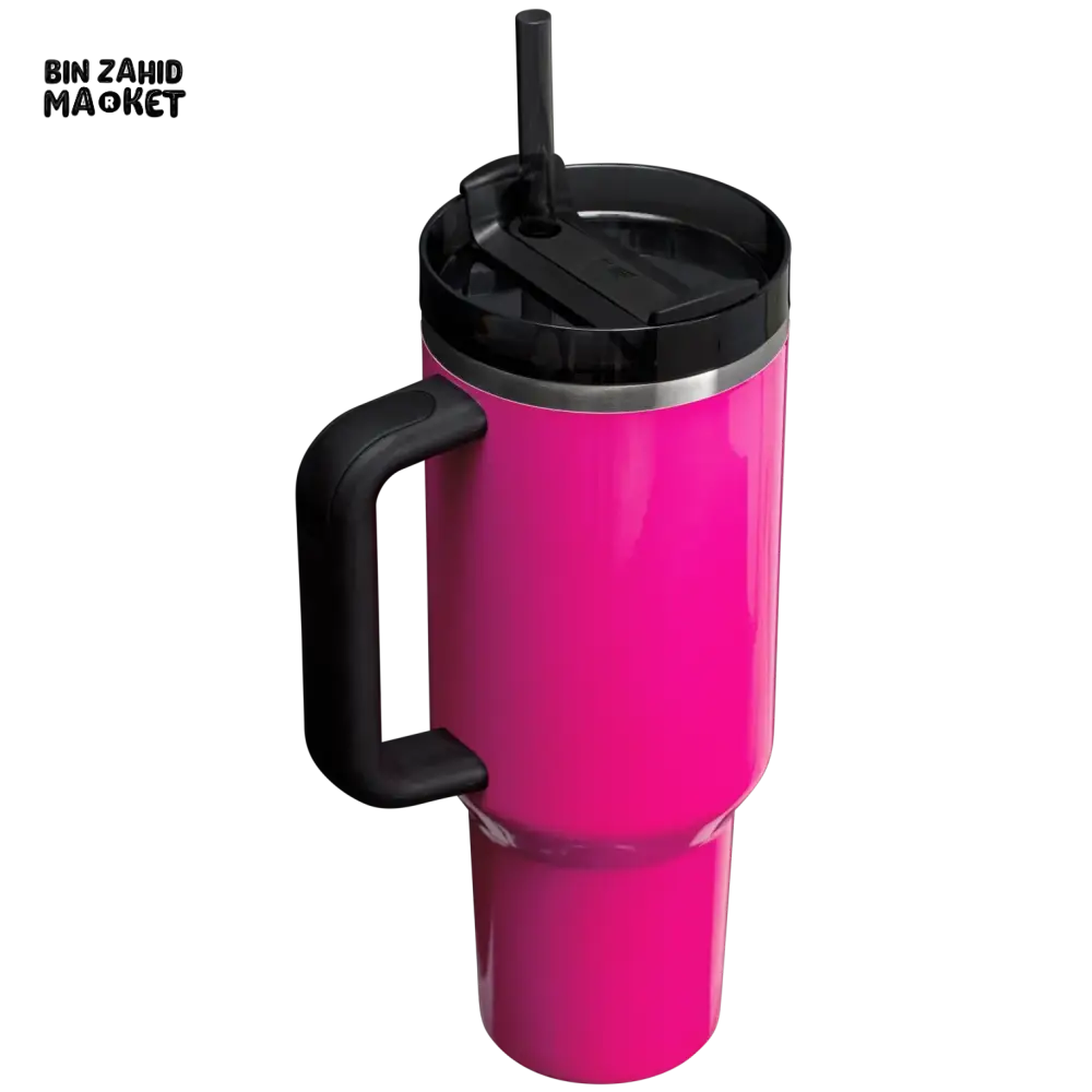 STANLEY QUENCHER H2.0 FLOWSTATE TUMBLER 40OZ - ELECTRIC PINK