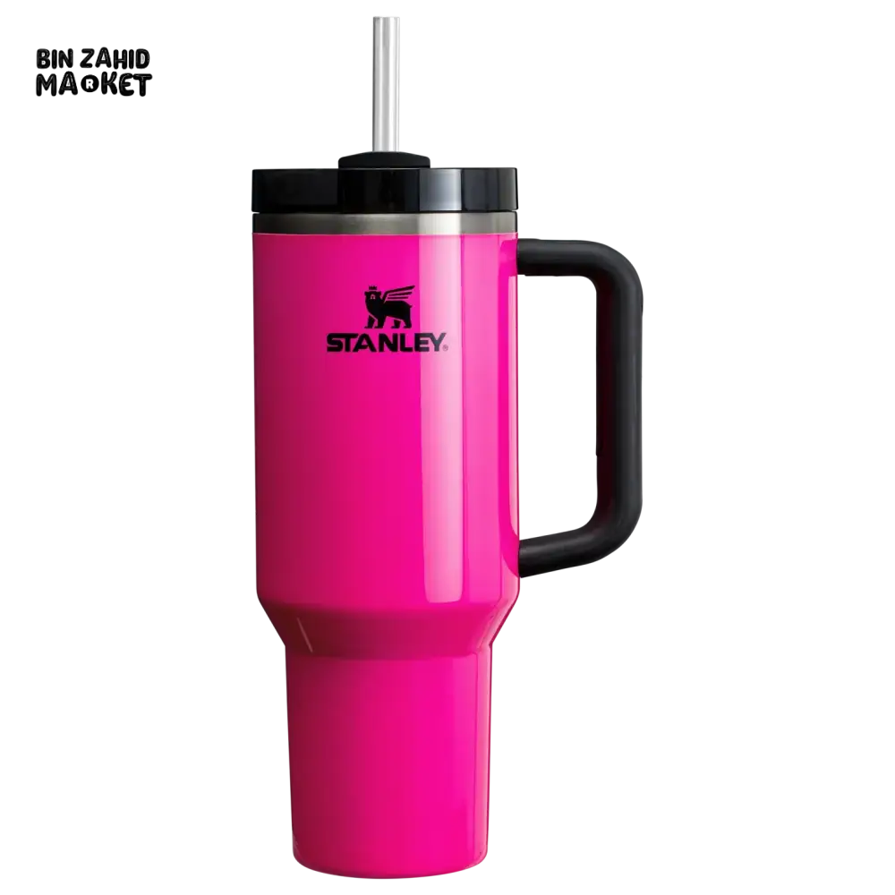 STANLEY QUENCHER H2.0 FLOWSTATE TUMBLER 40OZ - ELECTRIC PINK