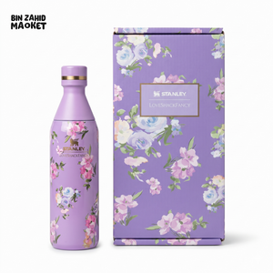 STANLEY X LOVE SHACK FANCY ALL DAY SLIM BOTTLE 16OZ - HAPPY THOUGHTS