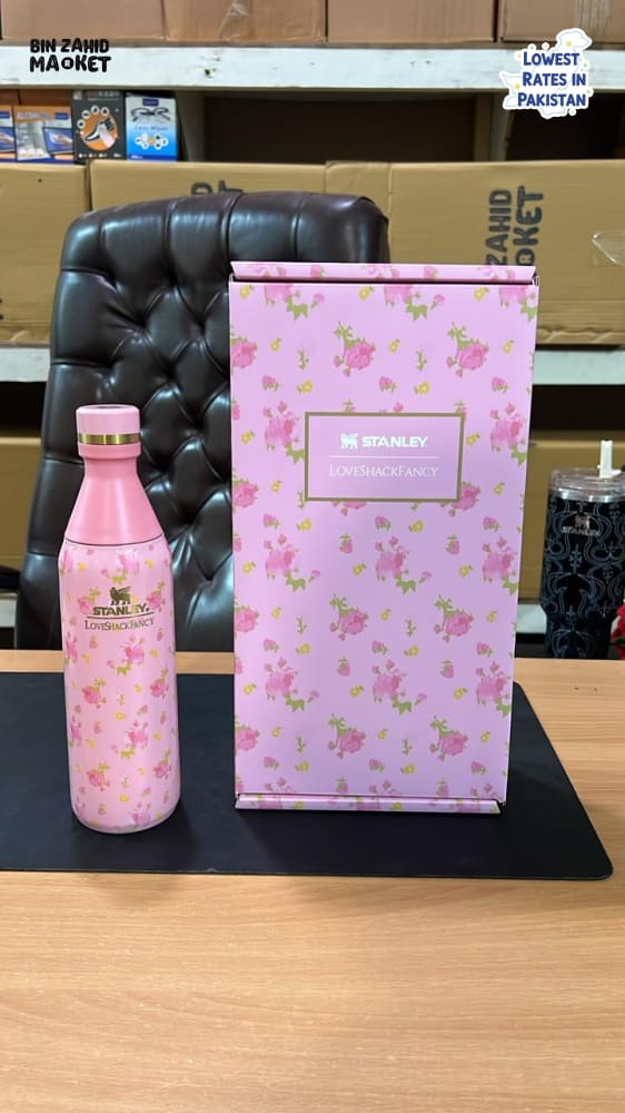 STANLEY X LOVE SHACK FANCY ALL DAY SLIM BOTTLE 16OZ - SUNSET IBIZA