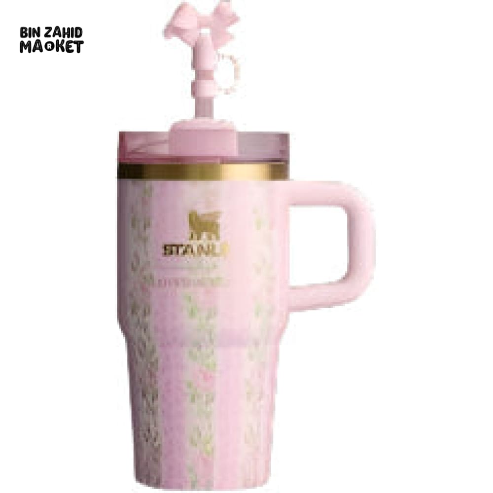 STANLEY X LOVE SHACK FANCY TUMBLER QUENCHER 20OZ - BLOOMING HEIRLOOM