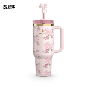 STANLEY X LOVE SHACK FANCY TUMBLER QUENCHER 40OZ - BEAUX PINK