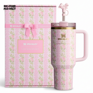 STANLEY X LOVE SHACK FANCY TUMBLER QUENCHER 40OZ - BLOOMING HEIRLOOM (GIFT BOX)