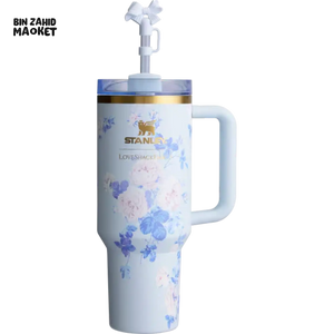 STANLEY X LOVE SHACK FANCY TUMBLER QUENCHER 40OZ - EVERBLOOMING ROSETTES