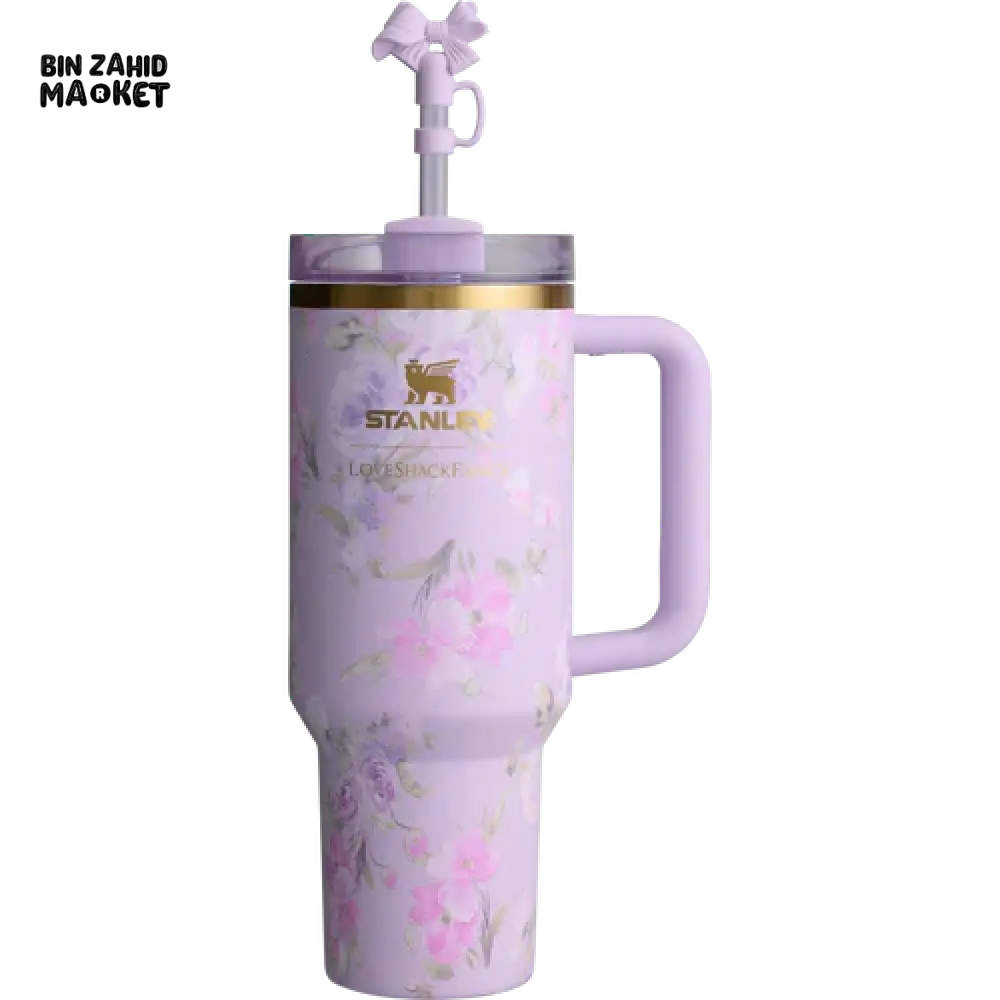 STANLEY X LOVE SHACK FANCY TUMBLER QUENCHER 40OZ - HAPPY THOUGHTS