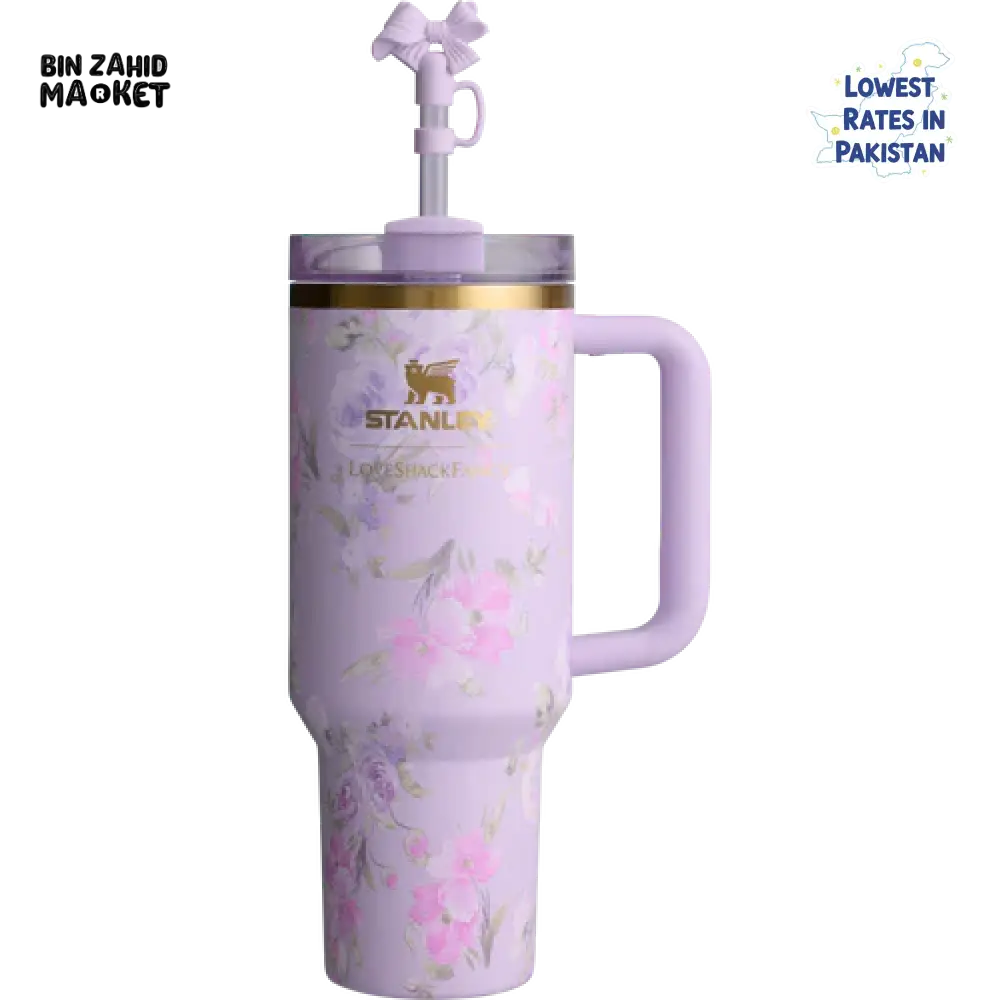 STANLEY X LOVE SHACK FANCY TUMBLER QUENCHER 40OZ - HAPPY THOUGHTS