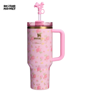 STANLEY X LOVE SHACK FANCY TUMBLER QUENCHER 40OZ - IBIZA SUNSET (KHAKI BOX)