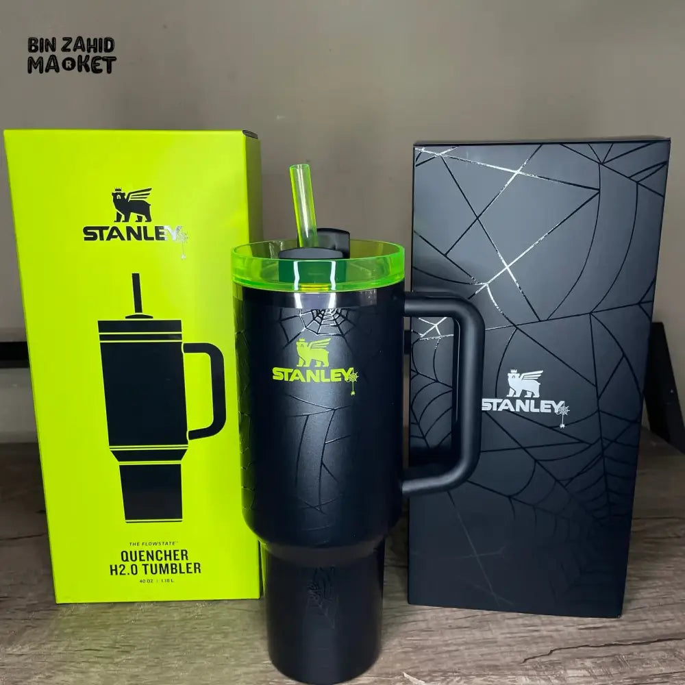 STANLEY X SPIDER GLOW HALLOWEEN QUENCHER H2.0 FLOWSTATE TUMBLER 40OZ