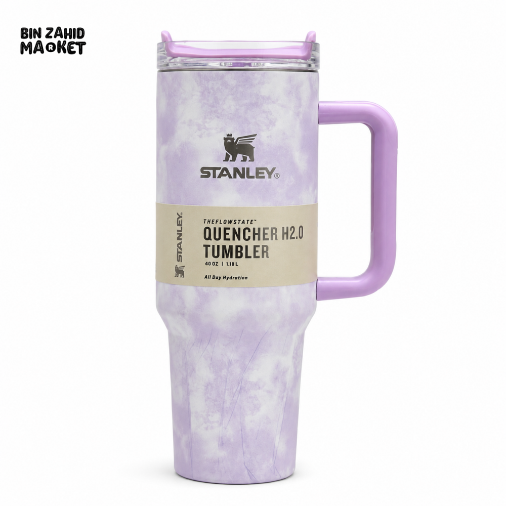 STANLEY X TIE-DYE VERBENA QUENCHER H2.0 FLOWSTATE TUMBLER 40OZ