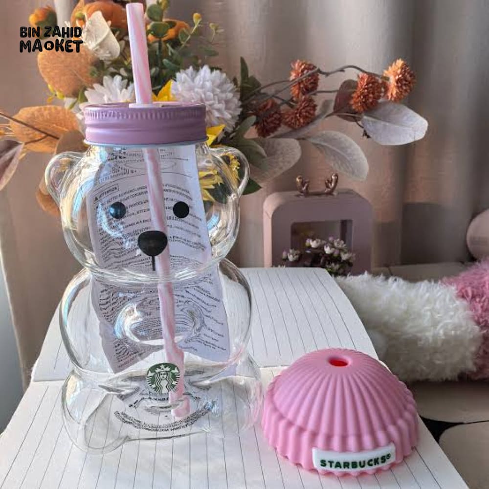 STARBUCKS BEARISTA® COLD CUP ORIGINAL GLASS 20OZ - Pink