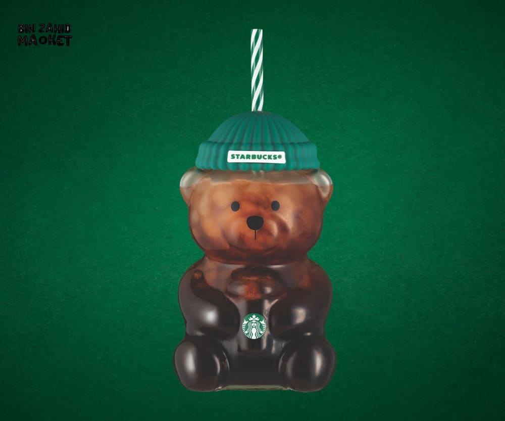 STARBUCKS BEARISTA VIRAL BEAR STRAW CUP