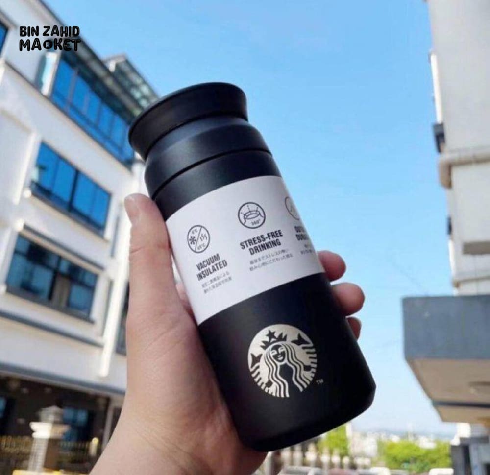 STARBUCKS COFFEE TUMBLER -350ML - BLACK