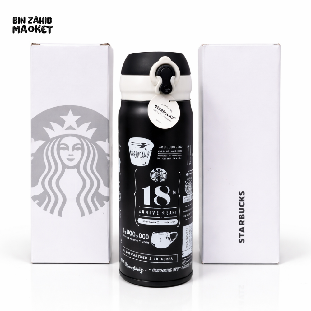 STARBUCKS STYLE 650ML ANNIVERSARY INSULATED THERMOS BOTTLE