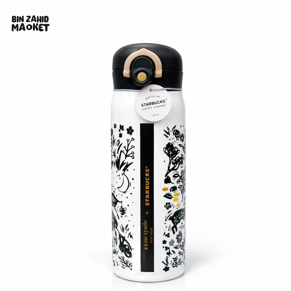 STARBUCKS STYLE 650ML KATE SPADE EDITION INSULATED BOTTLE