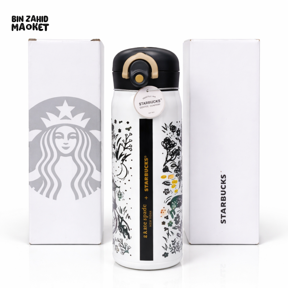 STARBUCKS STYLE 650ML KATE SPADE EDITION INSULATED BOTTLE