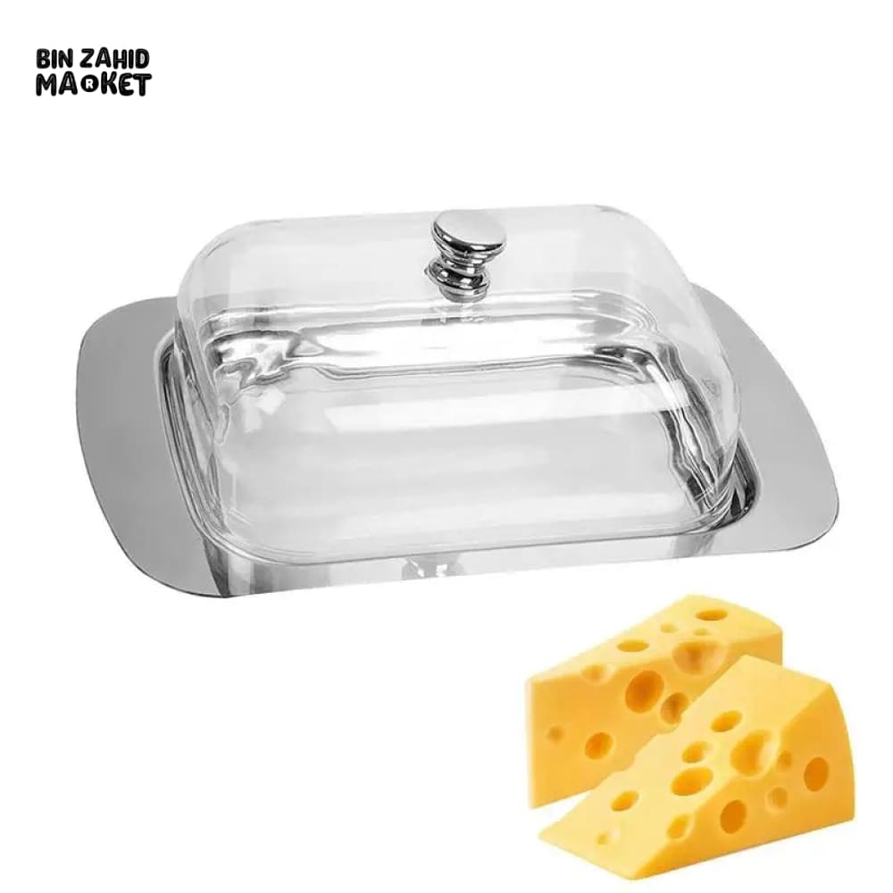 STEEL BUTTER DISH