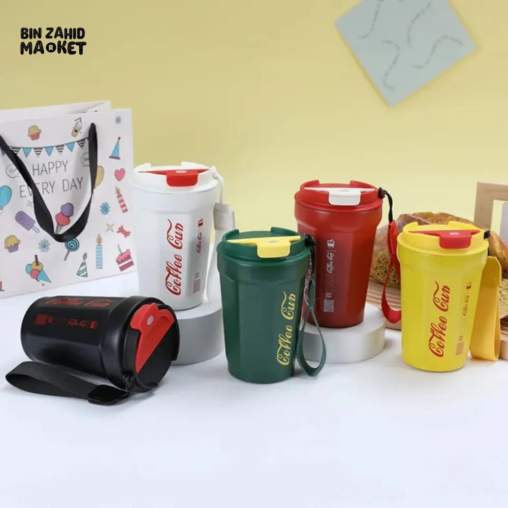 STEEL COFFEE CUP 400ML