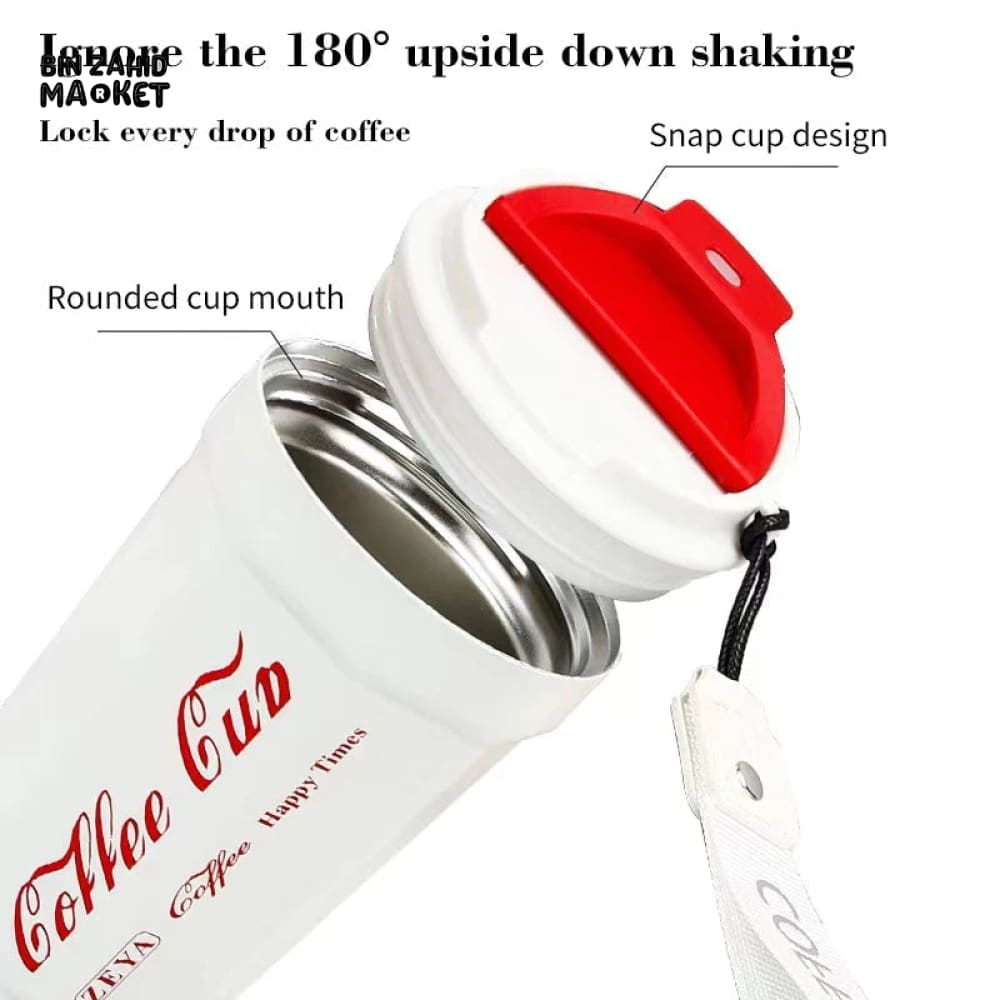 STEEL COFFEE CUP 400ML