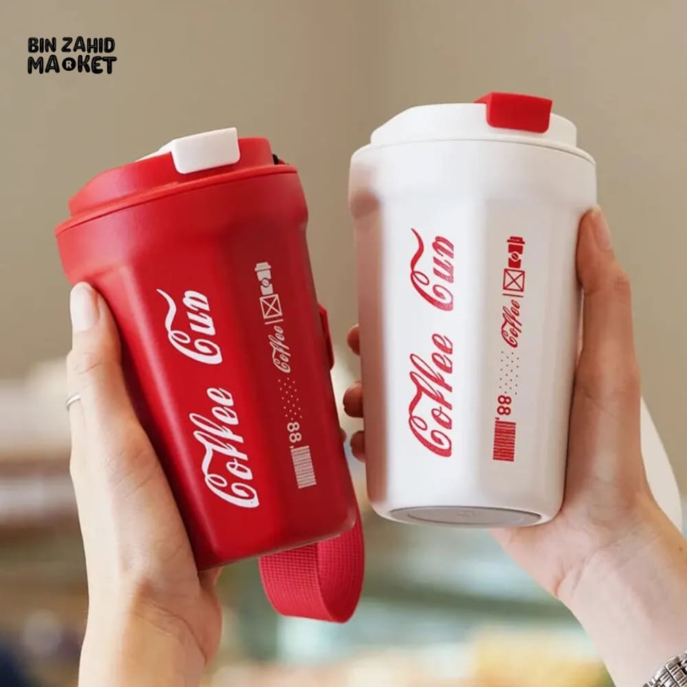 STEEL COFFEE CUP 400ML