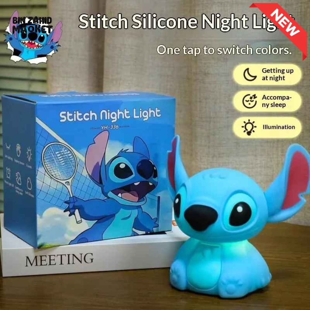 STITCH SILICONE LED NIGHT LIGHT