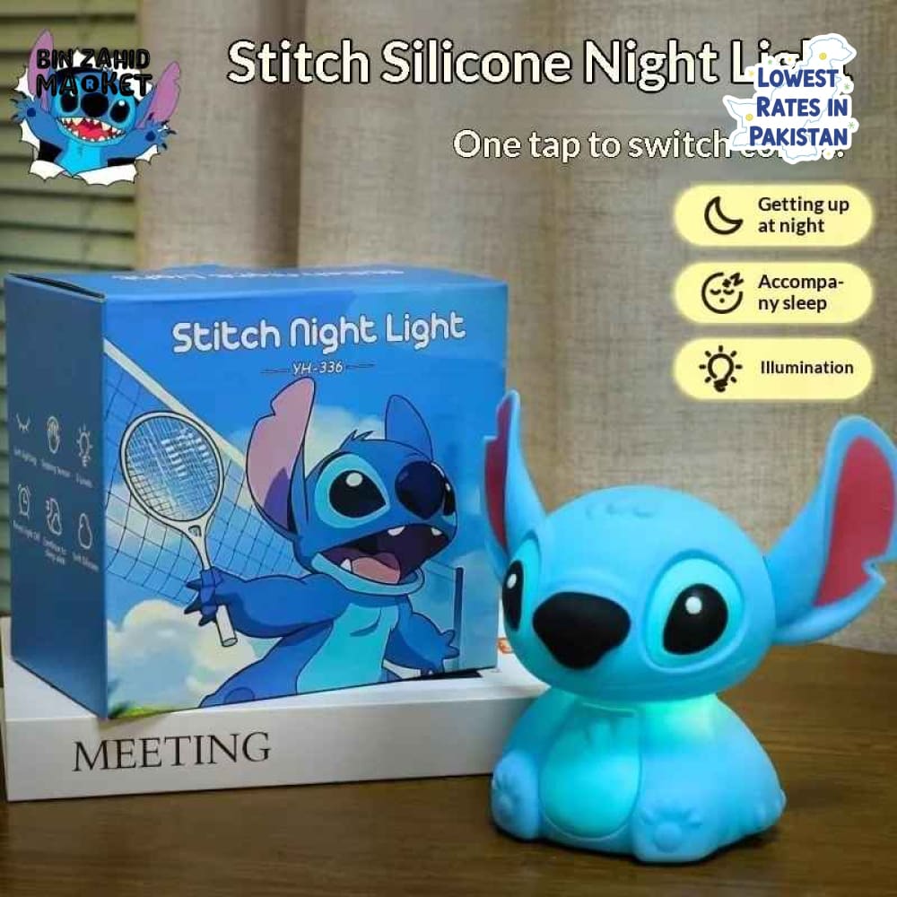 STITCH SILICONE LED NIGHT LIGHT