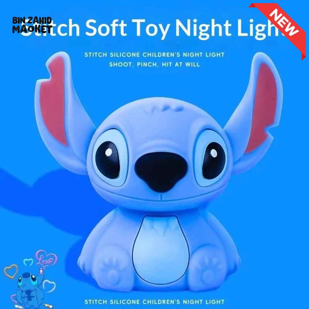 STITCH SILICONE LED NIGHT LIGHT