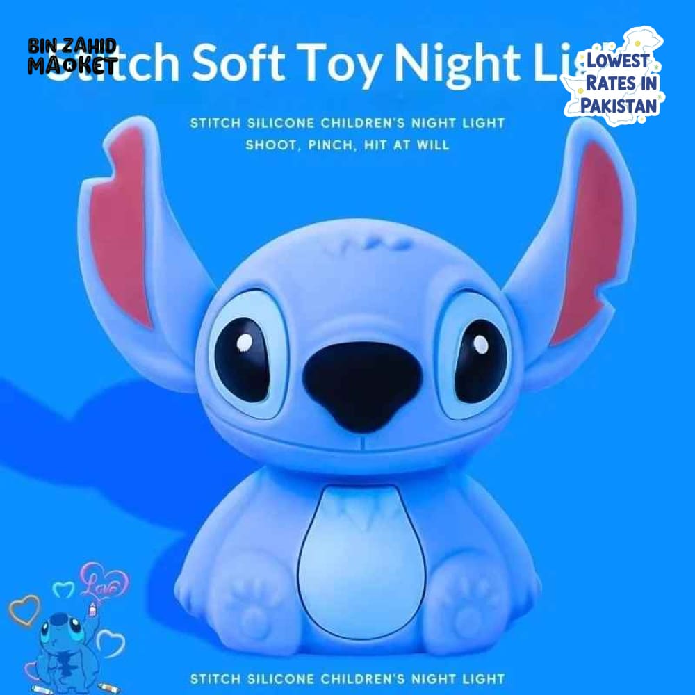 STITCH SILICONE LED NIGHT LIGHT