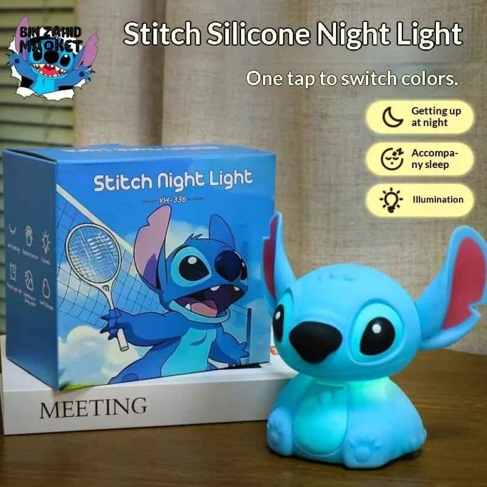 STITCH SILICONE LED NIGHT LIGHT