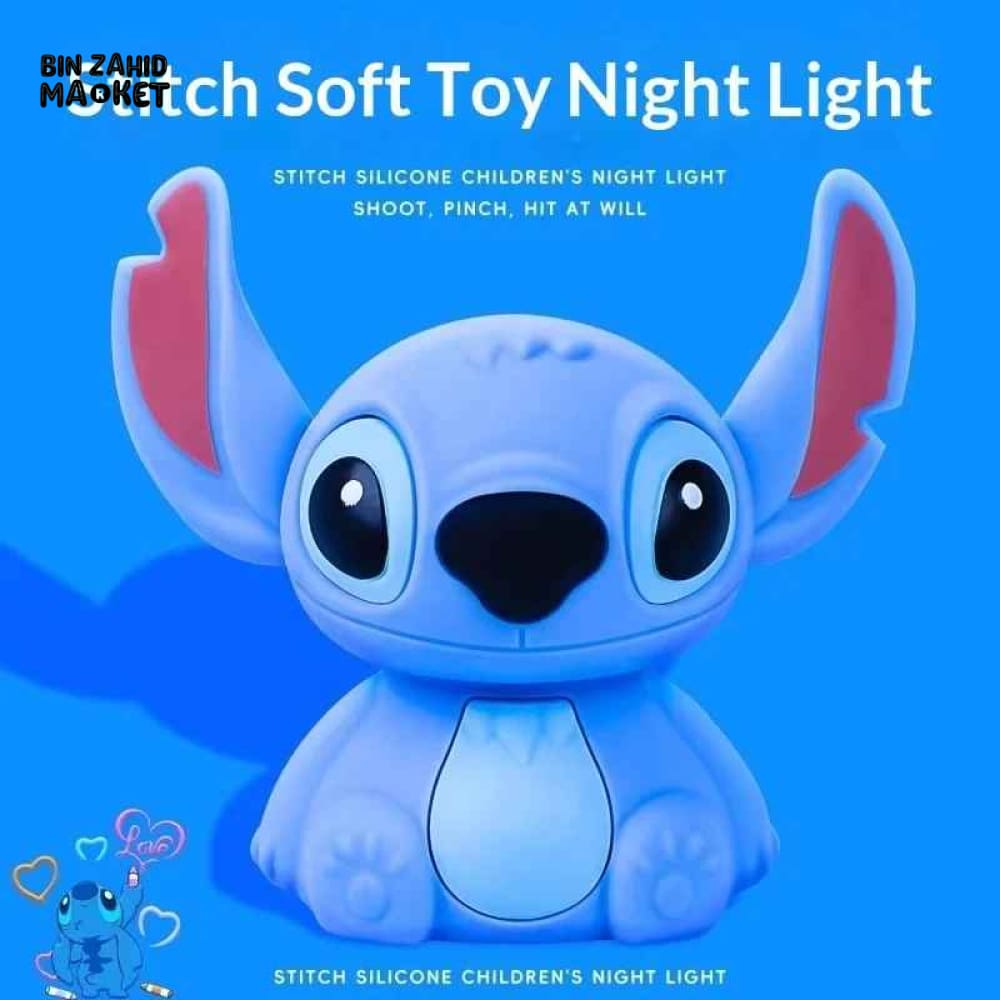 STITCH SILICONE LED NIGHT LIGHT