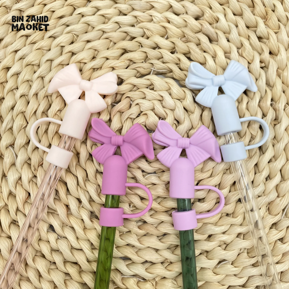 STRAW COVER FOR STANLEY - ELEGANT BOW TIE STRAW COVER CAP