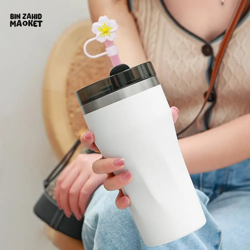 STRAW COVER FOR STANLEY - FLOWER RESUABLE STRAW TOPPER