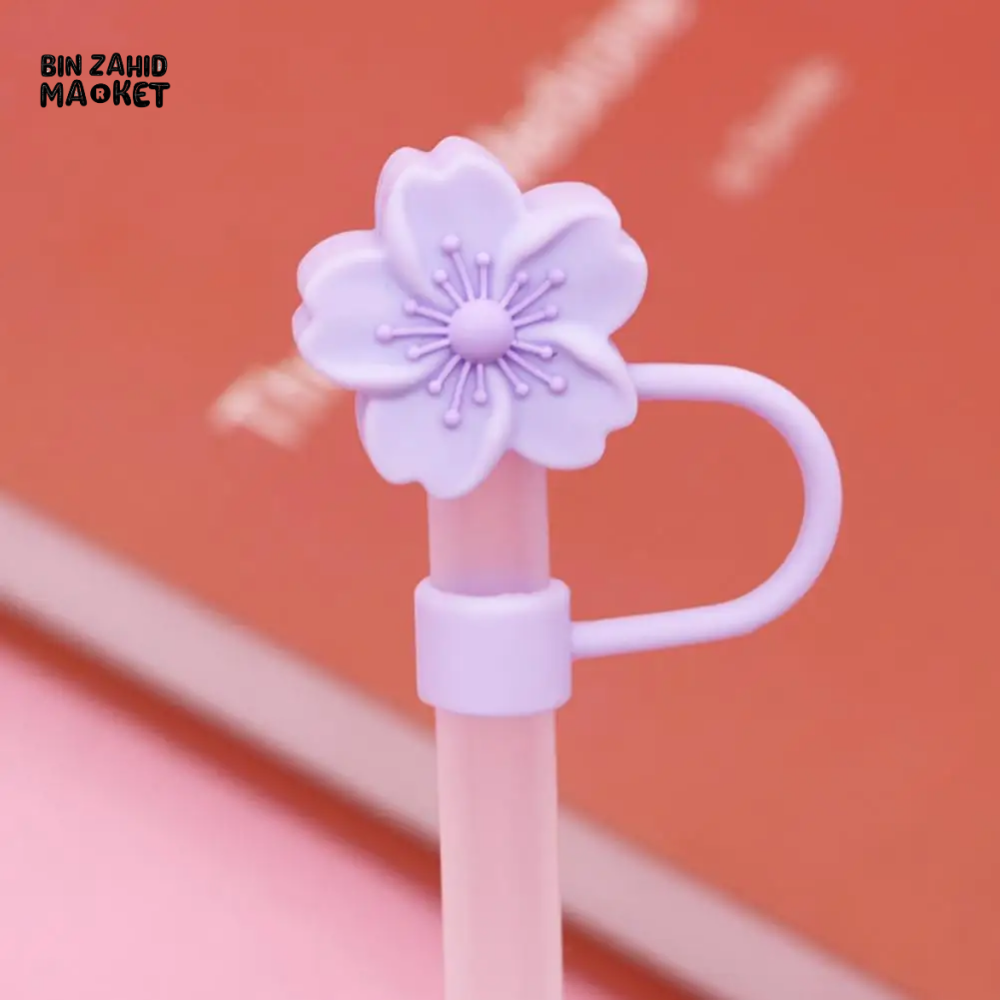 STRAW COVER FOR STANLEY - FLOWER RESUABLE STRAW TOPPER