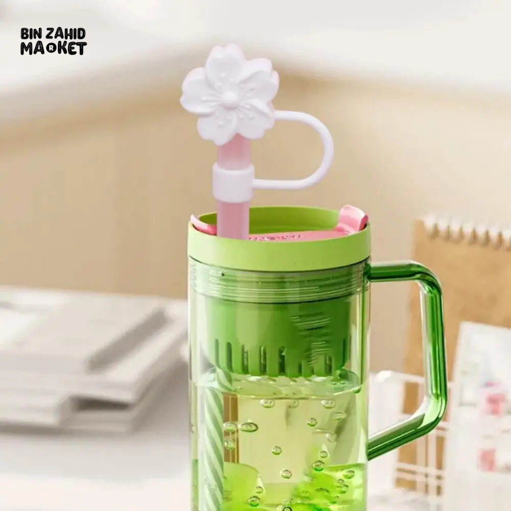 STRAW COVER FOR STANLEY - FLOWER RESUABLE STRAW TOPPER