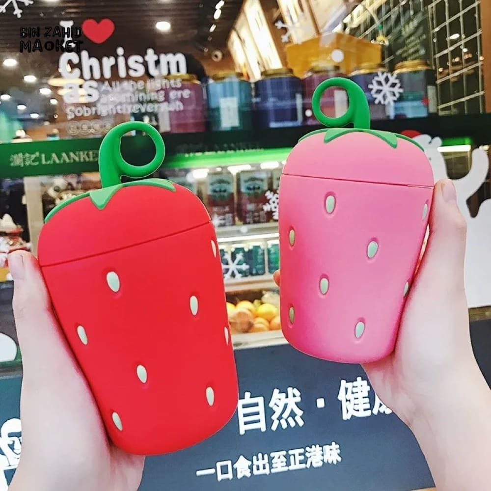 STRAWBERRY DRINKING GLASS 300ML